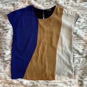 Forever21 Colorblock Blouse